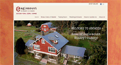 Desktop Screenshot of eaglemountwinery.com